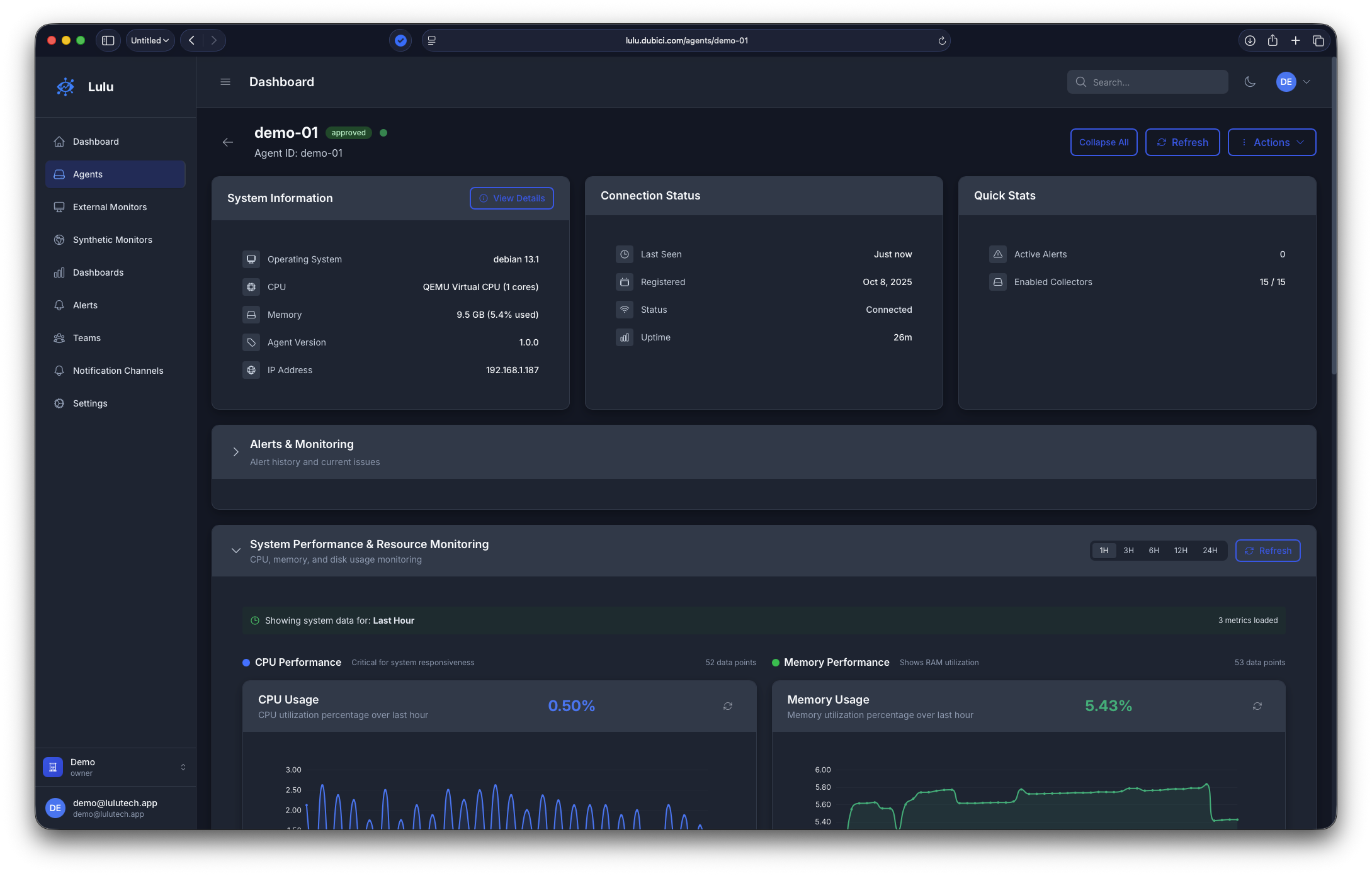 Agent Management Console